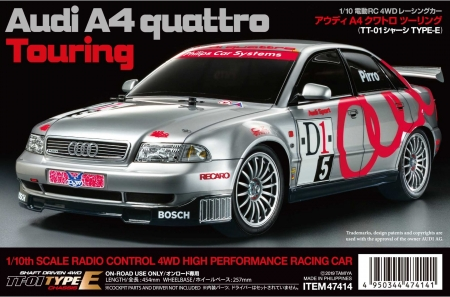 TAMIYA 1:10 RC Audi A4 Quattro Touring (TT01E)