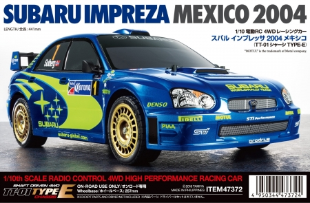 TAMIYA 1:10 RC Subaru Impreza WRX 2004 (TT-01E)