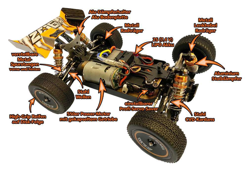 df-models Z06 Evolution V2 Buggy - 1:14 - RTR