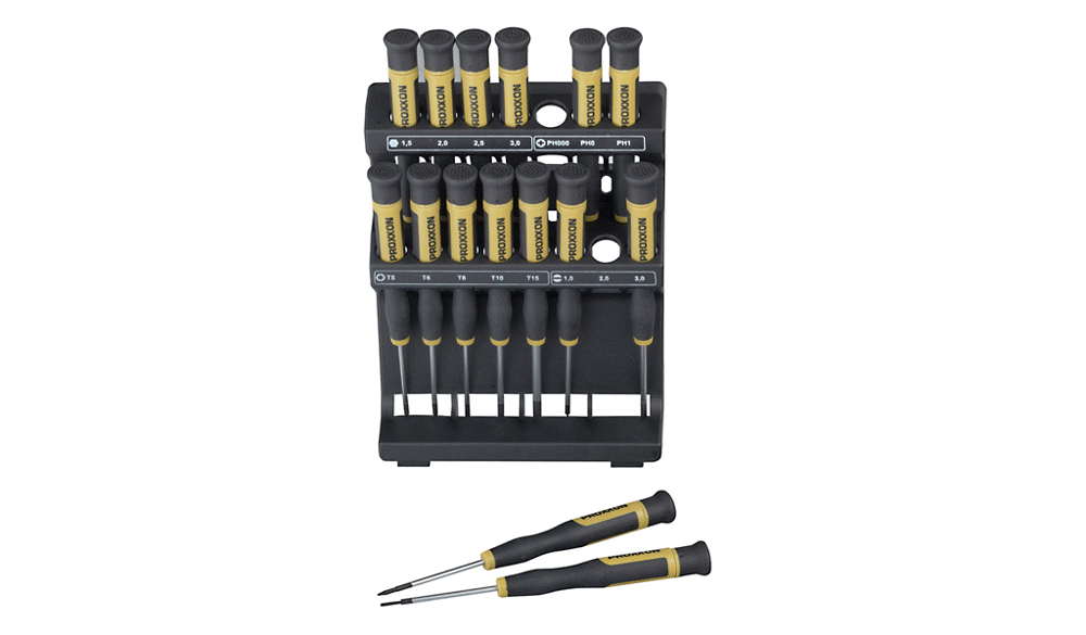 Proxxon MICRO-Driver im Halter, 15-teilig