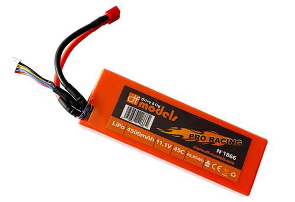 Lipo Akku 11,1 Volt - 4500mAh, 45C - eckig | No.1866