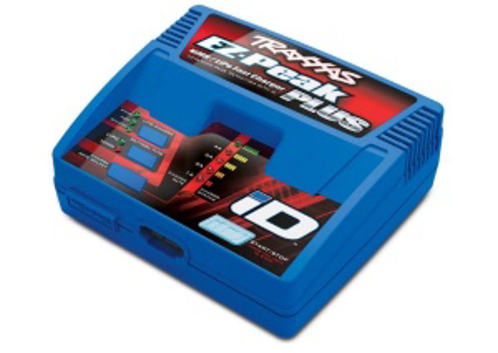 EZ-Peak Plus Schnell-Lader, 4A, NiMH/LiPo 2-3s TRAXXAS mit iD-Akkuerkennung (EU-Version)
