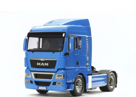 Tamiya 1:14 MAN TGX 18.540 Franz. Blau vorlackiert
