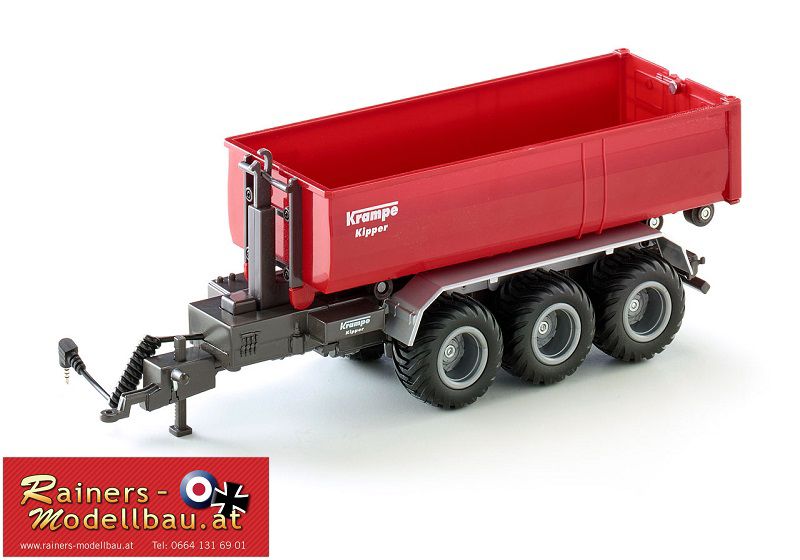3-Achs-Hakenliftfahrgestell mit Mulde 1:32