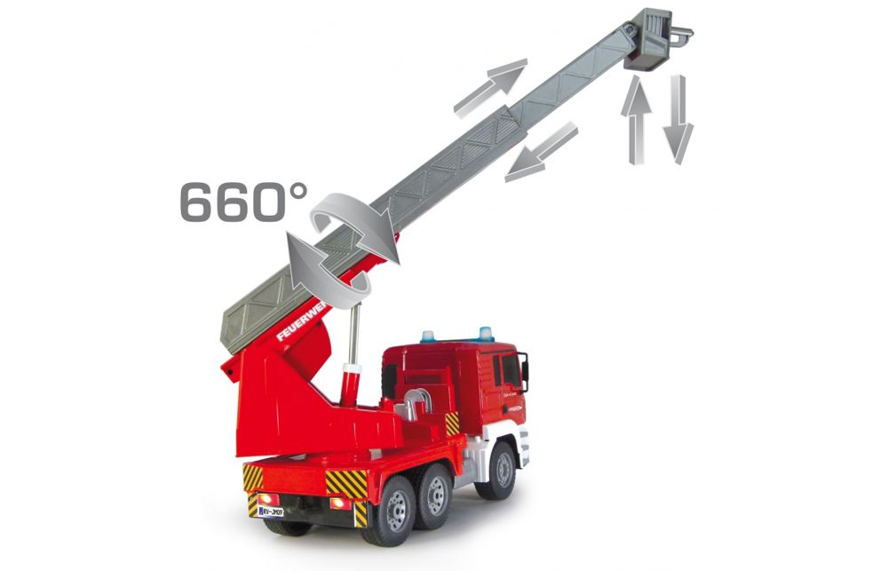 Jamara Feuerwehr Drehleiter MAN 1:20 2,4G