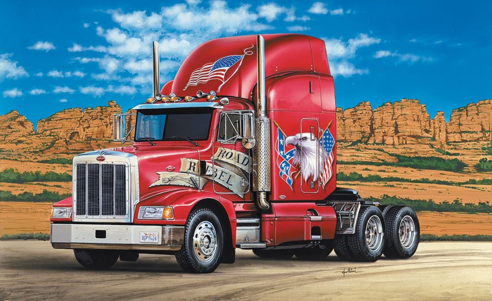 Italeri 1:24 Peterbilt 377 A/E Amerikan. Truck