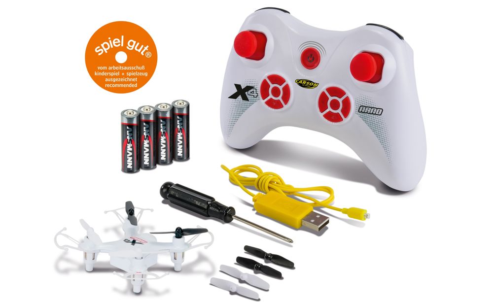 Carson X4 Quadcopter NANO 100% RTF (white)
