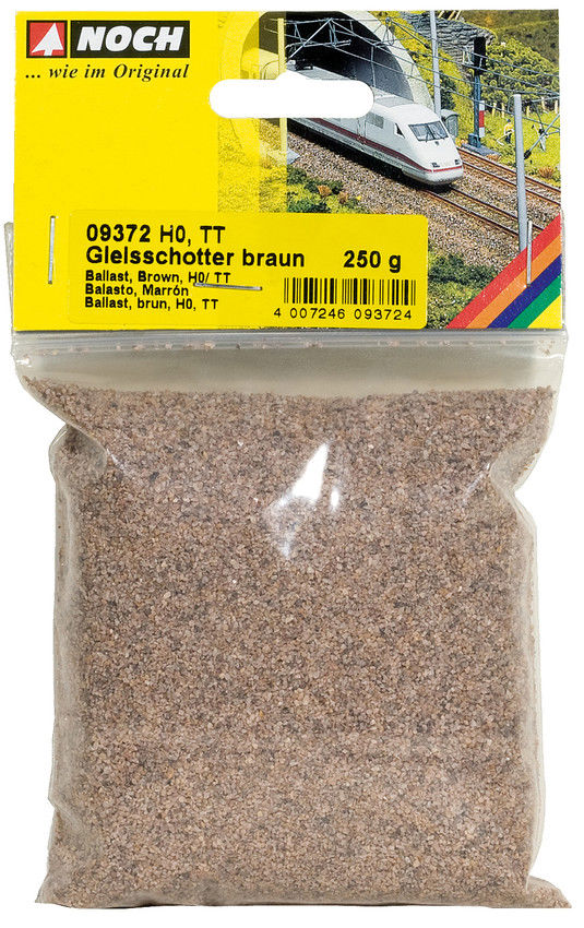Gleisschotter, braun