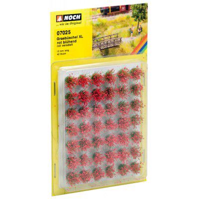 Grasbüschel Mini-Set XL ""blühend"", rot
