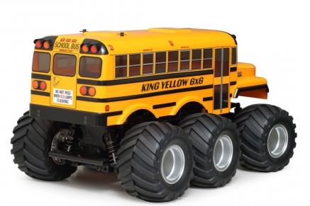 TAMIYA 1:18 RC King Yellow 6x6 Bus (G6-01)